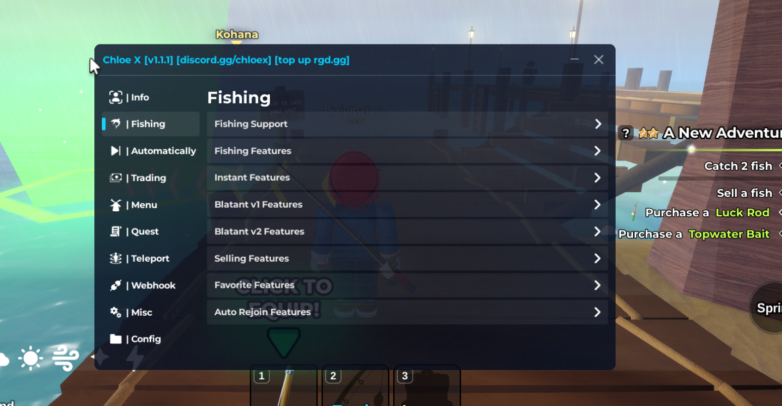 Fish It Script - Chloe